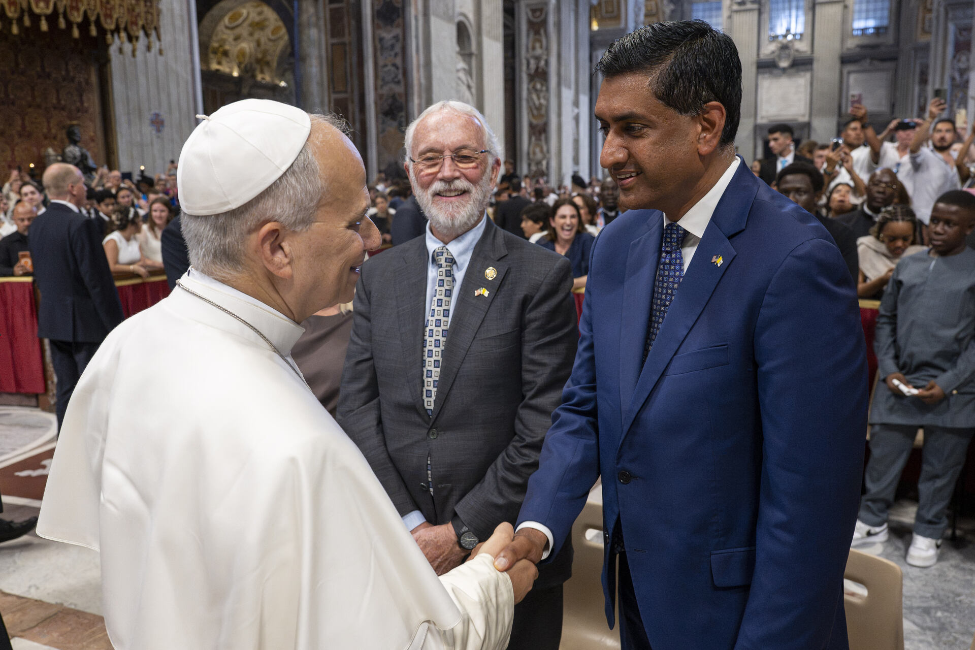 Rep. Khanna and Pope Leo
