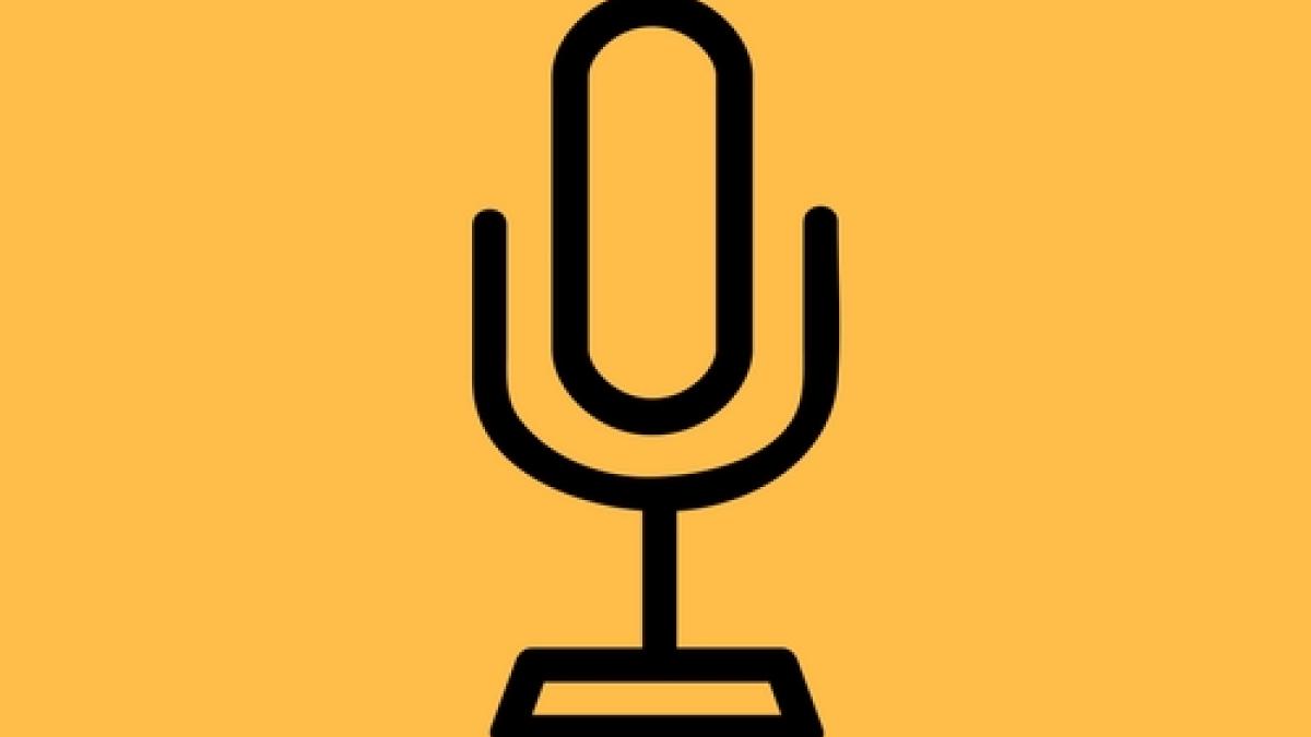 town hall microphone logo