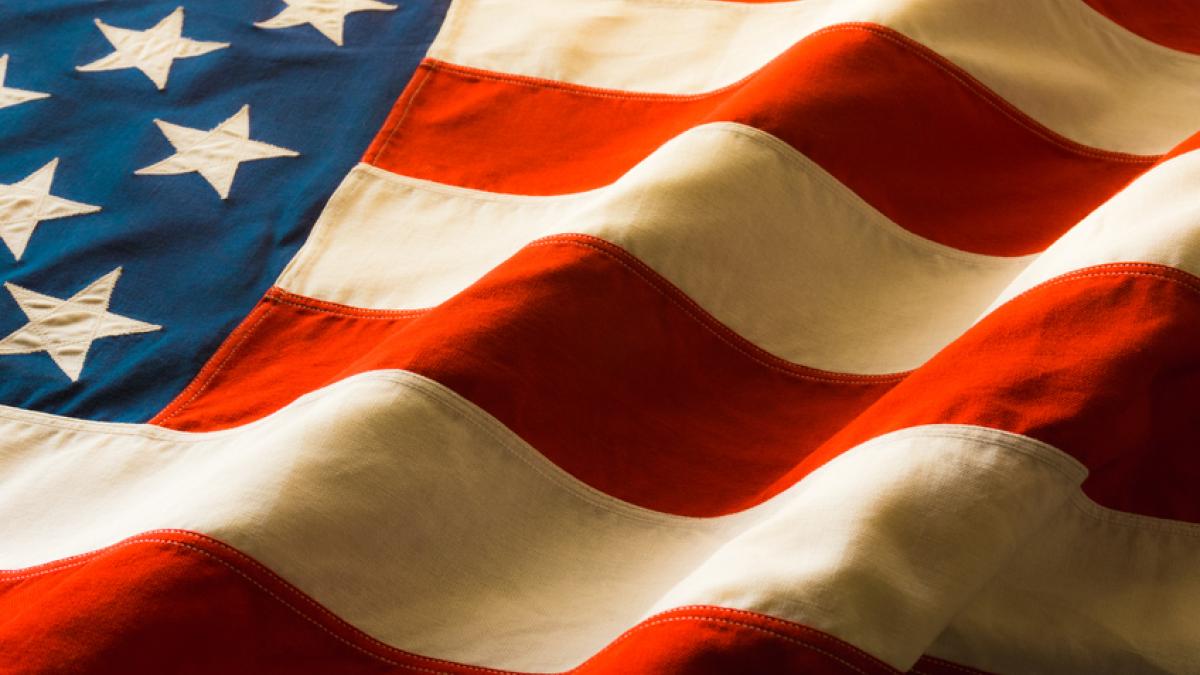 United States Flag detail