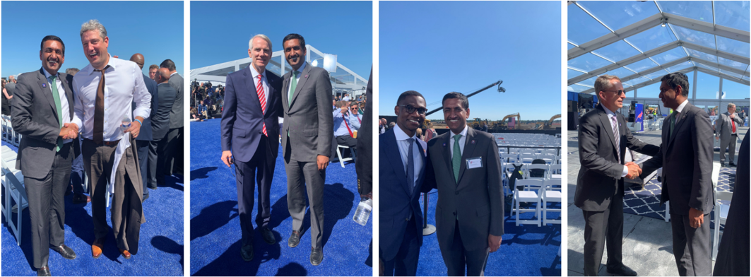 Khanna at Intel Groundbreaking