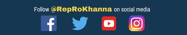 RoKhannaSocialMedia